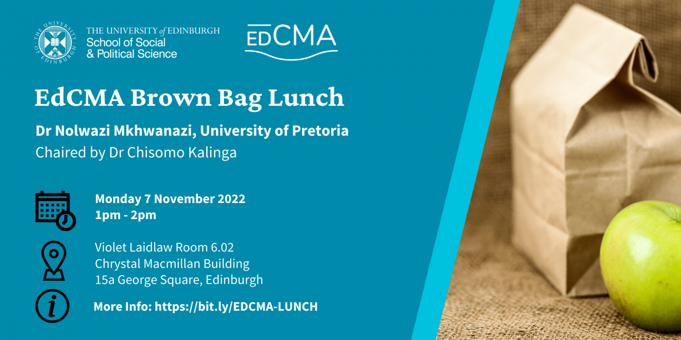 A promotional poster advertising the event which lists the title, date, time, speaker and Eventbrite link to sign up 