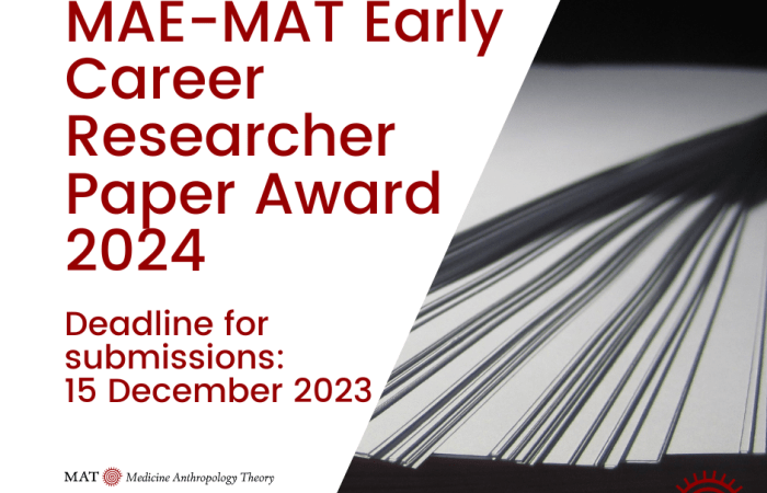 MAE-MAT Early Career Researcher Paper Award 2024